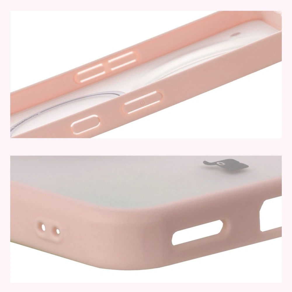 Hurtownia GSM - Etui z pierścieniem magnetycznym Bizon Case MatteO do Nothing Phone (3a) Pro przydymione-różowe - BIZ9225 - {ean13} - Hurt
