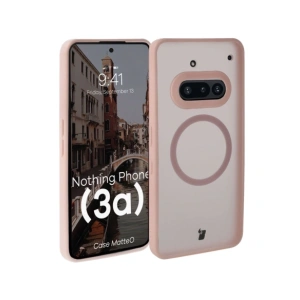 Hurtownia GSM - Bizon Case MatteO Magnetic Nothing Phone (3a) füstös rózsaszín - BIZ9226 - {ean13} - Hurt