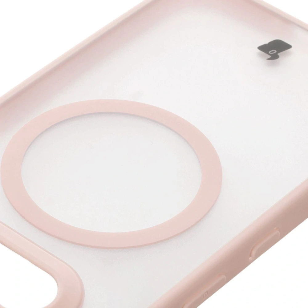 Hurtownia GSM - Etui z pierścieniem magnetycznym Bizon Case MatteO do Nothing Phone (3a) przydymione-różowe - BIZ9226 - {ean13} - Hurt