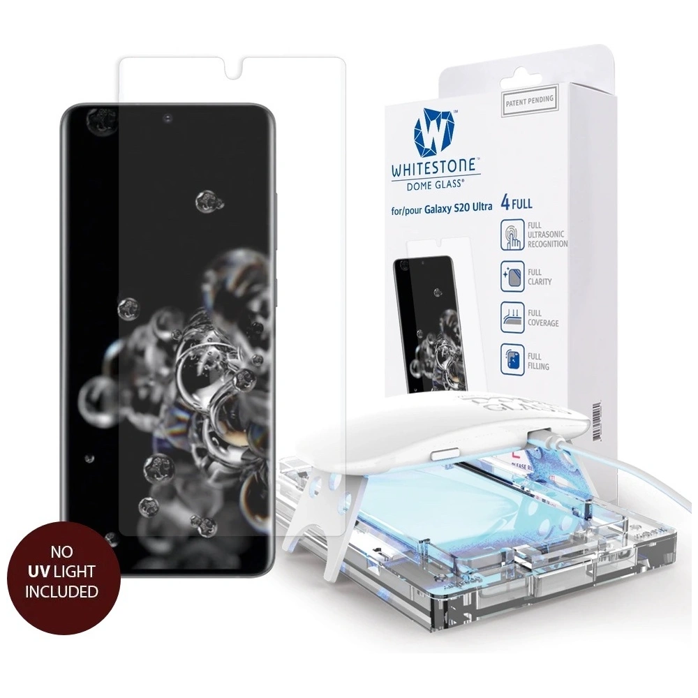 Hurtownia GSM - Zestaw naprawczy Whitestone Dome Glass Samsung Galaxy S20 Ultra Clear - WSD035 - {ean13} - Hurt
