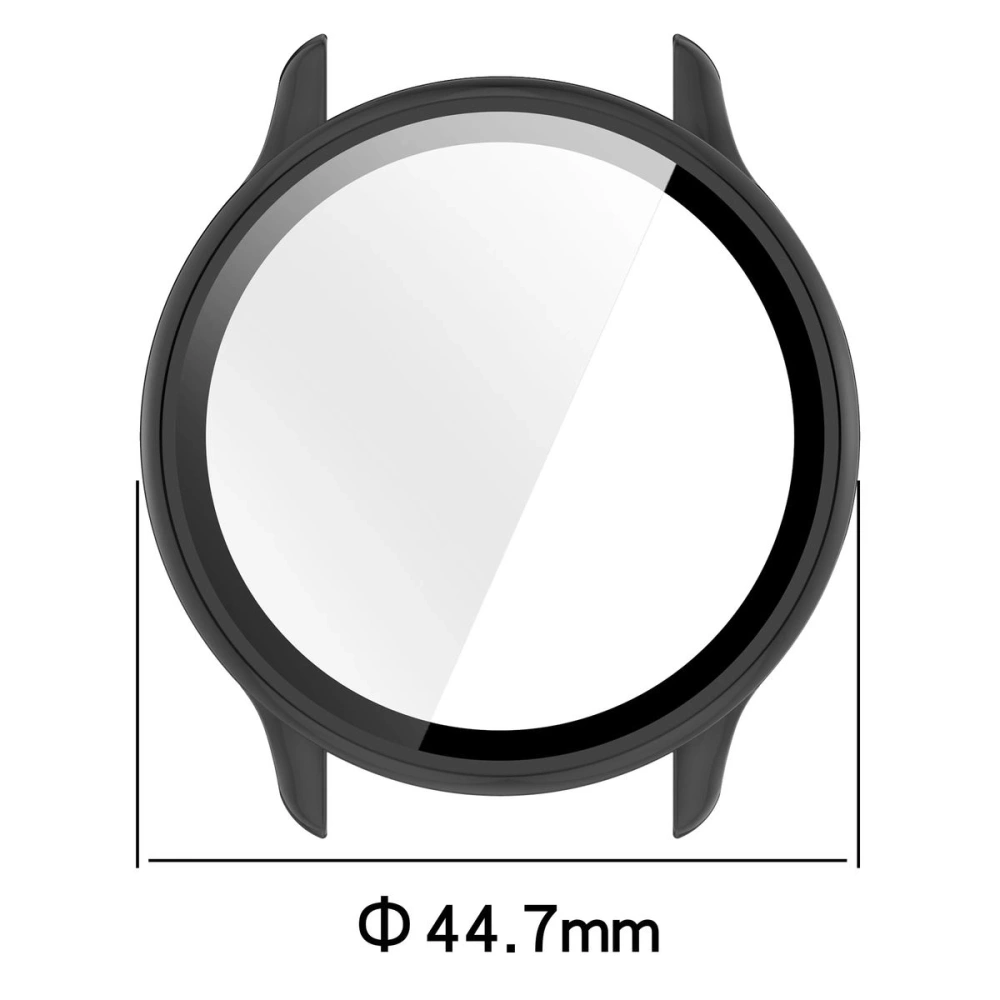 Hurtownia GSM - Etui ze szkłem do zegarka Bizon Case+Glass Watch do Garmin Vivoactive 6 czarne - BIZ9229 - {ean13} - Hurt