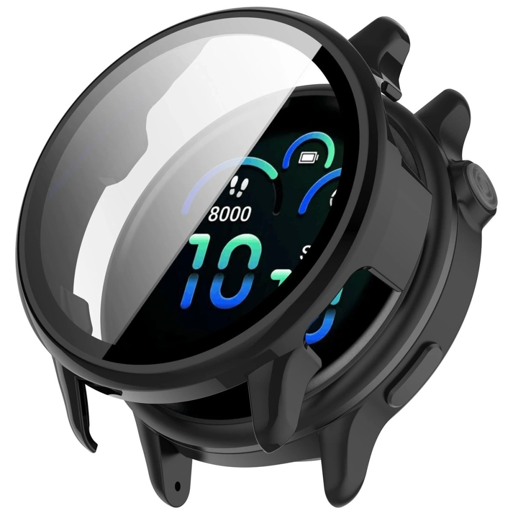 Hurtownia GSM - Etui ze szkłem do zegarka Bizon Case+Glass Watch do Garmin Vivoactive 6 czarne - BIZ9229 - {ean13} - Hurt