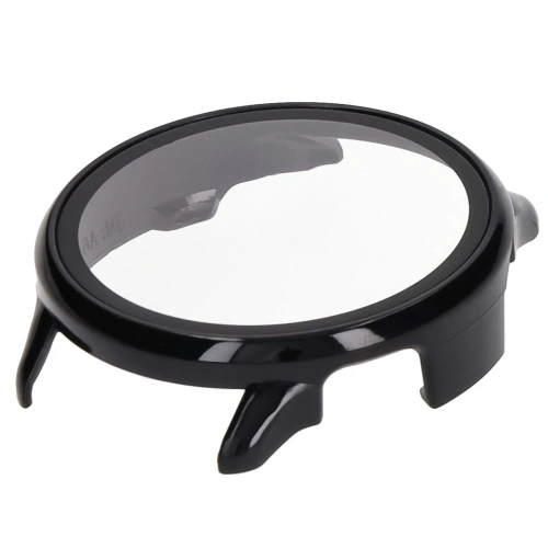 Etui ze szkłem do zegarka Bizon Case+Glass Watch do Garmin Vivoactive 6 czarne