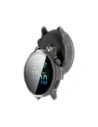 Etui ze szkłem do zegarka Bizon Case+Glass Watch do Garmin Vivoactive 6 przezroczyste