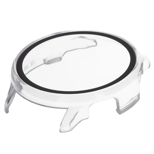 Etui ze szkłem do zegarka Bizon Case+Glass Watch do Garmin Vivoactive 6 przezroczyste