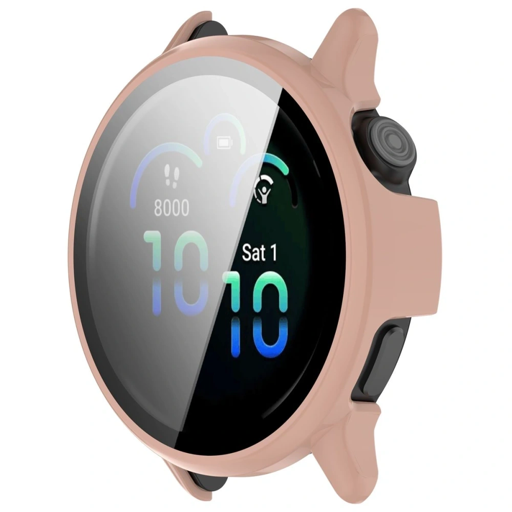 Hurtownia GSM - Etui ze szkłem do zegarka Bizon Case+Glass Watch do Garmin Vivoactive 6 różowe - BIZ9231 - {ean13} - Hurt