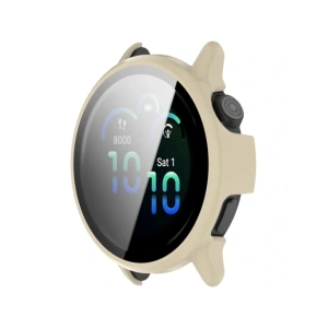 Hurtownia GSM - Bizon Case+Üveg Óra Garmin Vivoactive 6 bézs - BIZ9232 - {ean13} - Hurt