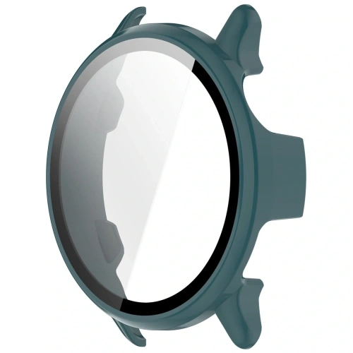 Etui ze szkłem do zegarka Bizon Case+Glass Watch do Garmin Vivoactive 6 zielone