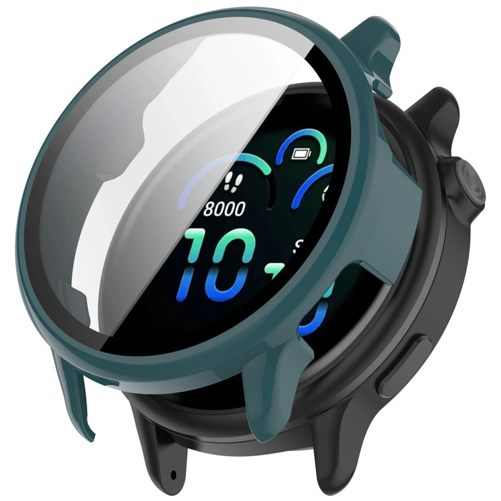 Hurtownia GSM - Etui ze szkłem do zegarka Bizon Case+Glass Watch do Garmin Vivoactive 6 zielone - BIZ9233 - {ean13} - Hurt