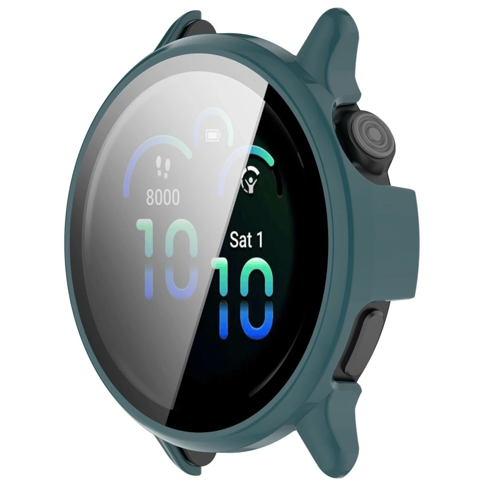 Hurtownia GSM - Etui ze szkłem do zegarka Bizon Case+Glass Watch do Garmin Vivoactive 6 zielone - BIZ9233 - {ean13} - Hurt