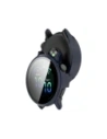 Etui ze szkłem do zegarka Bizon Case+Glass Watch do Garmin Vivoactive 6 niebieskie