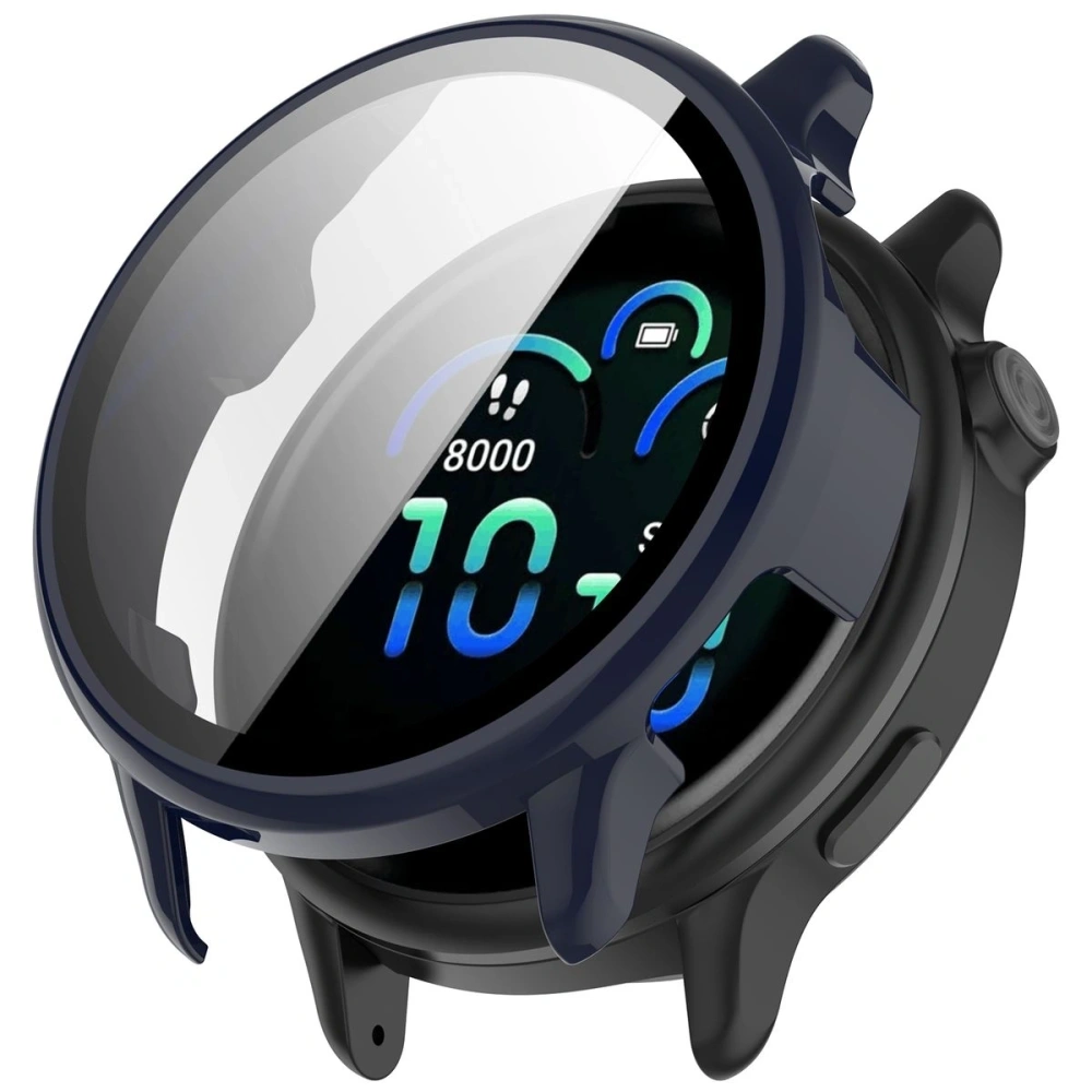 Hurtownia GSM - Etui ze szkłem do zegarka Bizon Case+Glass Watch do Garmin Vivoactive 6 niebieskie - BIZ9234 - {ean13} - Hurt