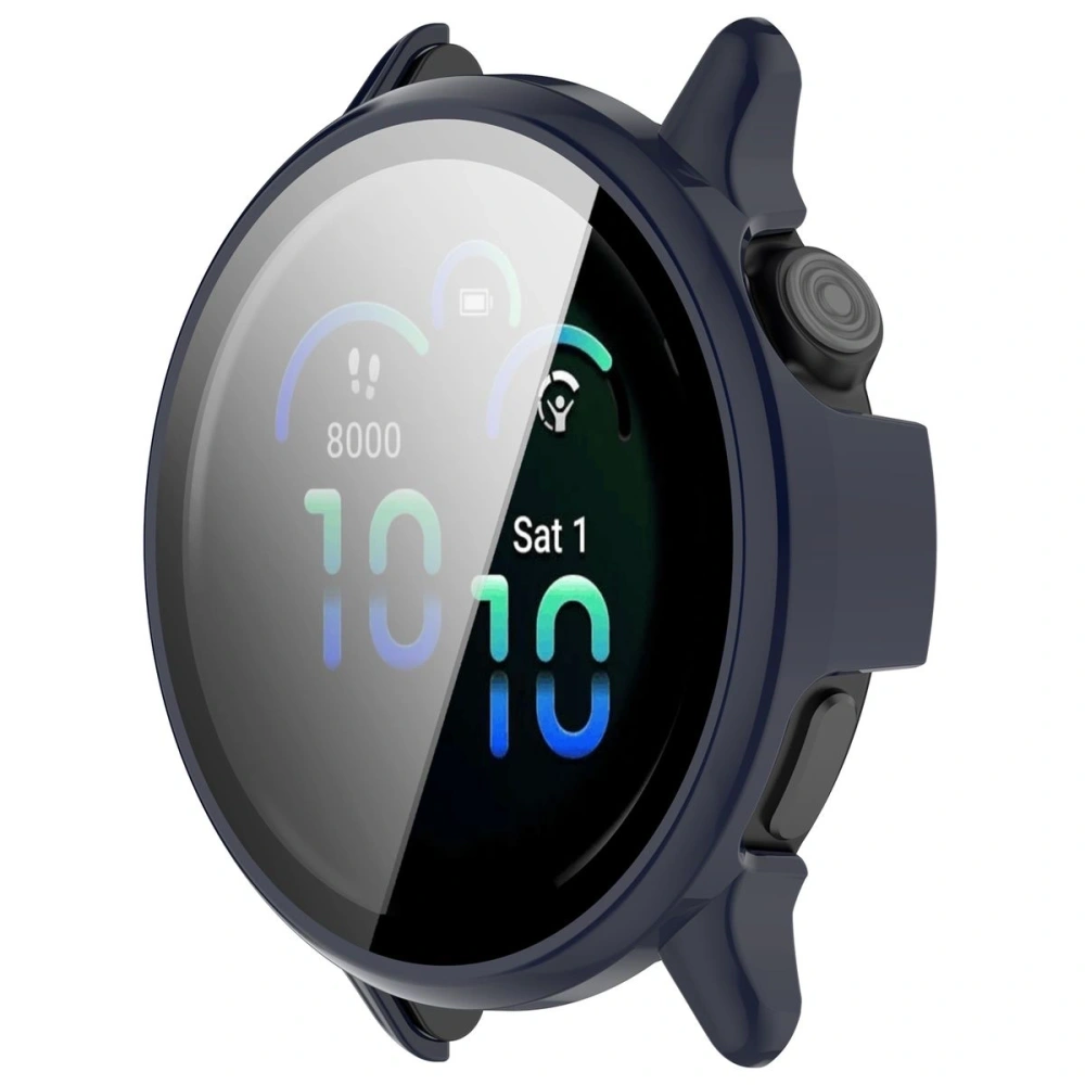 Hurtownia GSM - Etui ze szkłem do zegarka Bizon Case+Glass Watch do Garmin Vivoactive 6 niebieskie - BIZ9234 - {ean13} - Hurt