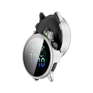 Hurtownia GSM - Bizon Case+Glass Óra Garmin Vivoactive 6 selyem ezüst - BIZ9235 - {ean13} - Hurt