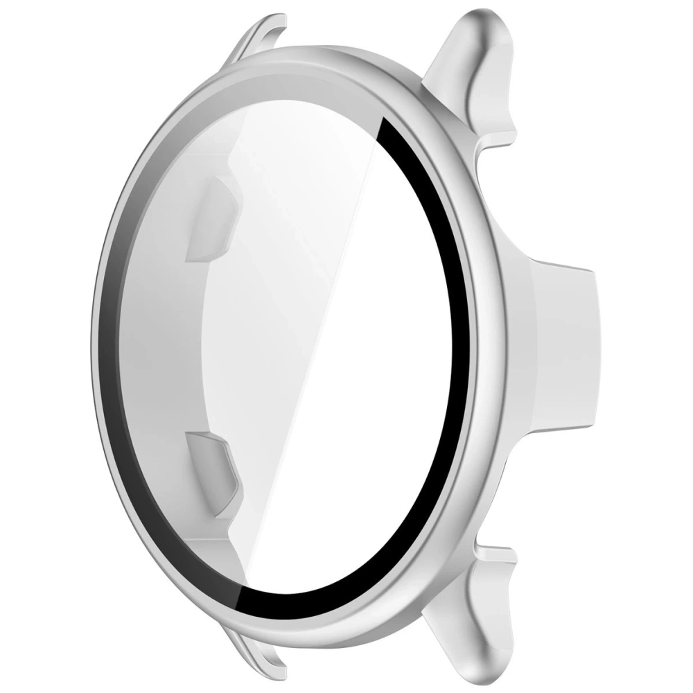 Wholesale Bizon Case+Glass Watch Garmin Vivoactive 6 satin silver - BIZ9235 - {ean13} - Hurt