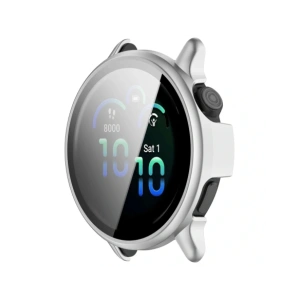 Hurtownia GSM - Bizon Case+Glass Óra Garmin Vivoactive 6 selyem ezüst - BIZ9235 - {ean13} - Hurt