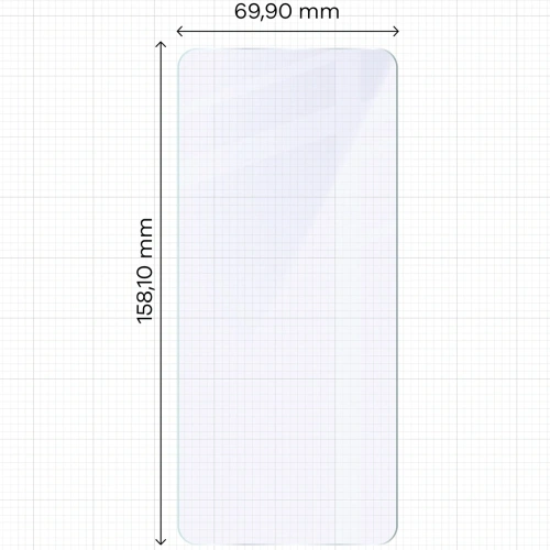 Elastyczne szkło hybrydowe Bizon Glass Mule do Realme 14 5G