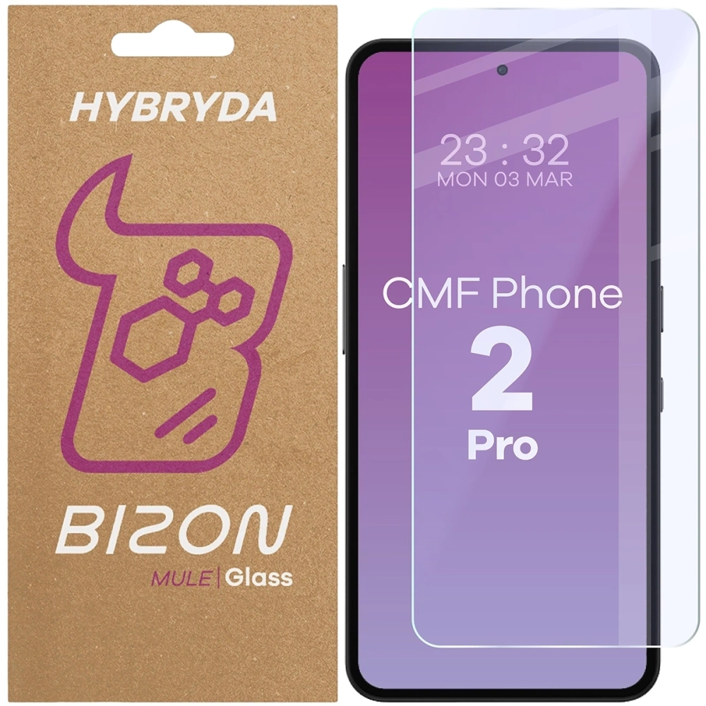 Hurtownia GSM - Elastyczne szkło hybrydowe Bizon Glass Mule do Nothing CMF Phone 2 Pro - BIZ9237 - {ean13} - Hurt