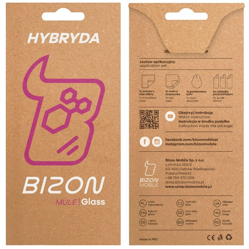 Hurtownia GSM - Elastyczne szkło hybrydowe Bizon Glass Mule do Nothing CMF Phone 2 Pro - BIZ9237 - {ean13} - Hurt