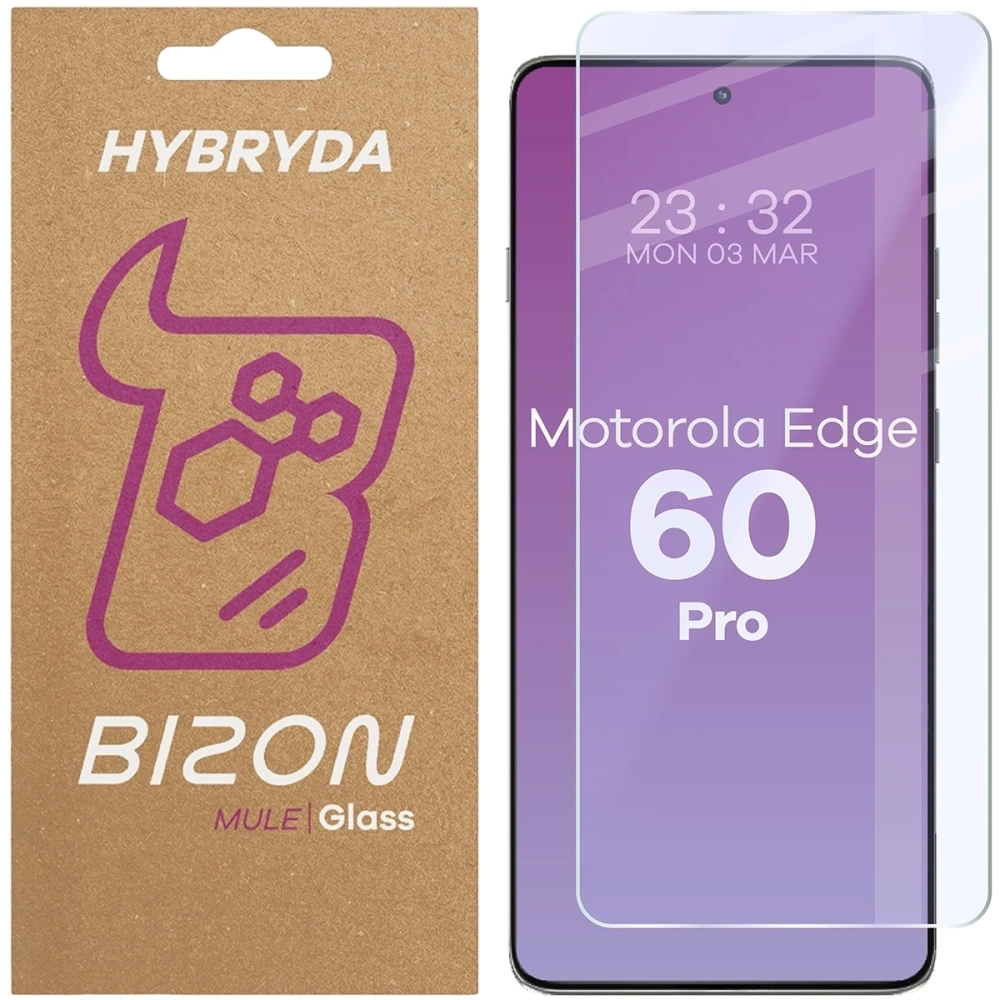 Hurtownia GSM - Elastyczne szkło hybrydowe Bizon Glass Mule do Motorola Edge 60 Pro - BIZ9239 - {ean13} - Hurt