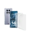 Bizon Case Clear Pack flexible case + 2x screen film Xiaomi Redmi Note 14 Pro 5G