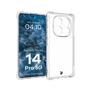 Hurtownia GSM - Bizon Case Clear Pack rugalmas tok + 2x kijelzőfólia Xiaomi Redmi Note 14 Pro 5G - BIZ9241 - {ean13} - Hurt