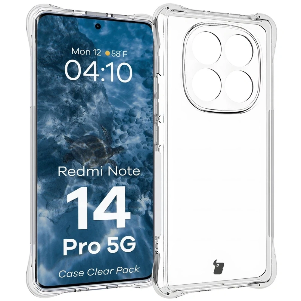 Hurtownia GSM - Etui + 2x folia na ekran Bizon Case Clear Pack do Xiaomi Redmi Note 14 Pro 5G - BIZ9241 - {ean13} - Hurt