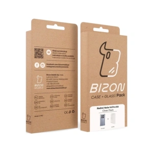 Hurtownia GSM - Husa flexibilă Bizon Case Clear Pack + 2x folie de protecție pentru ecran Xiaomi Redmi Note 14 Pro 5G - BIZ9241 - {ean13} - Hurt