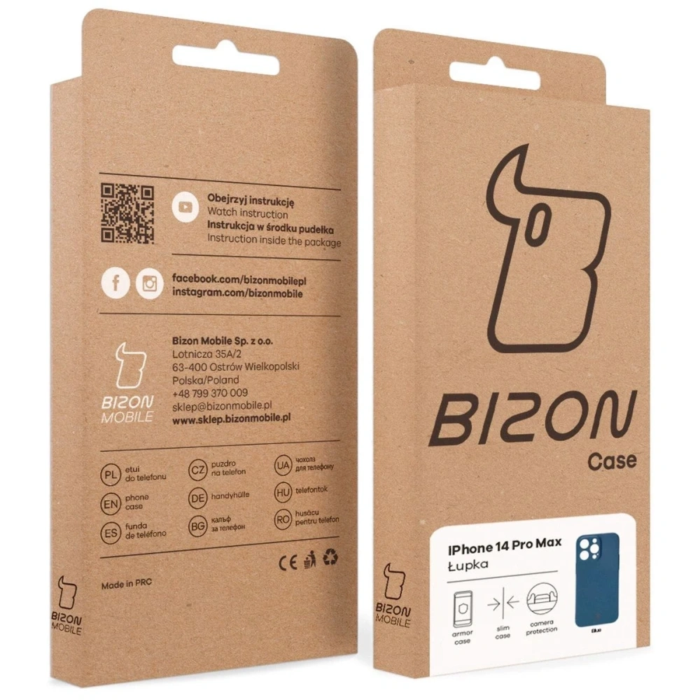 Hurtownia GSM - Bizon Case Lupka Apple iPhone 14 Pro Max modrý - BIZ9243 - {ean13} - Hurt