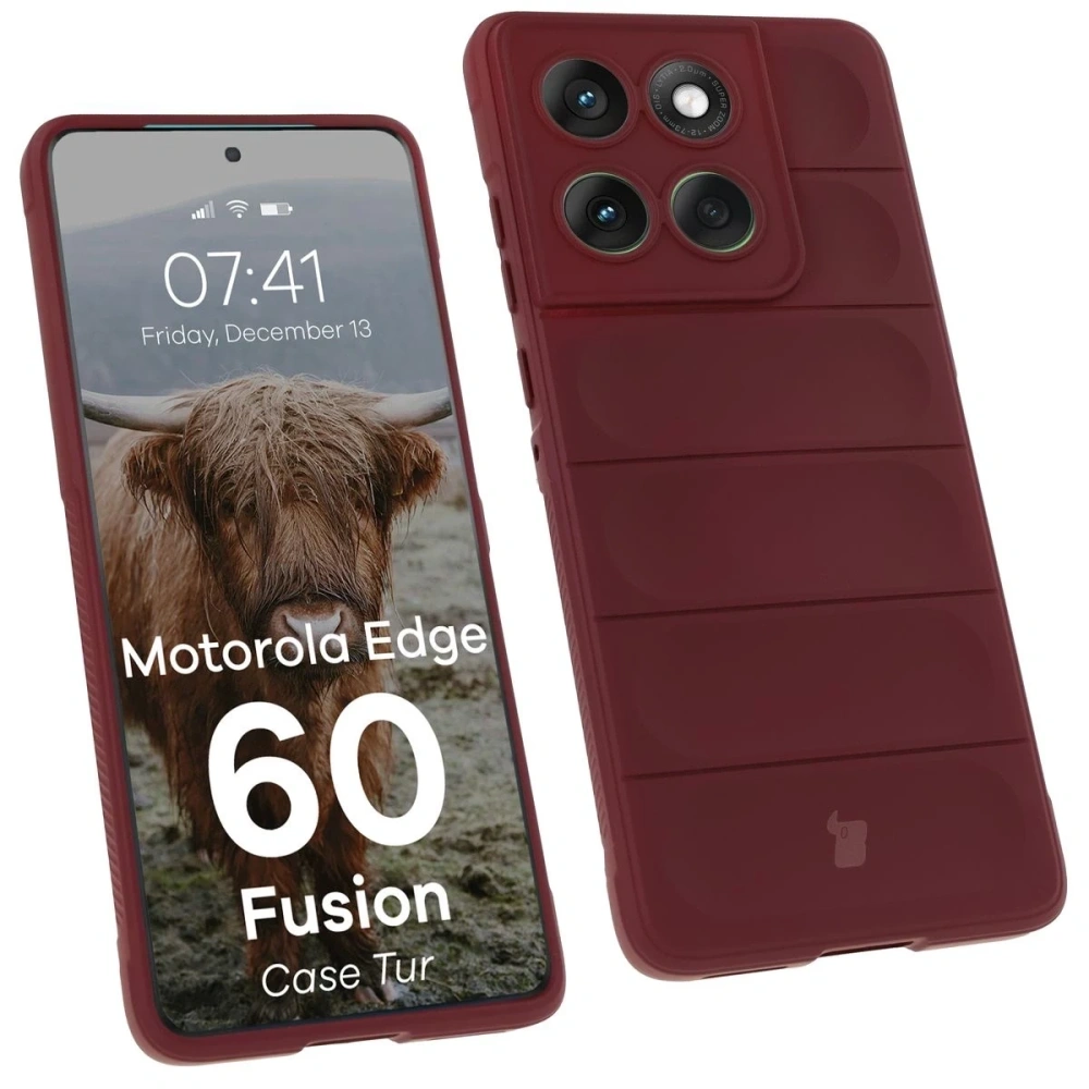 Wholesale Bizon Case Tur Motorola Edge 60 Fusion / Edge 60 burgundy - BIZ9244 - {ean13} - Hurt