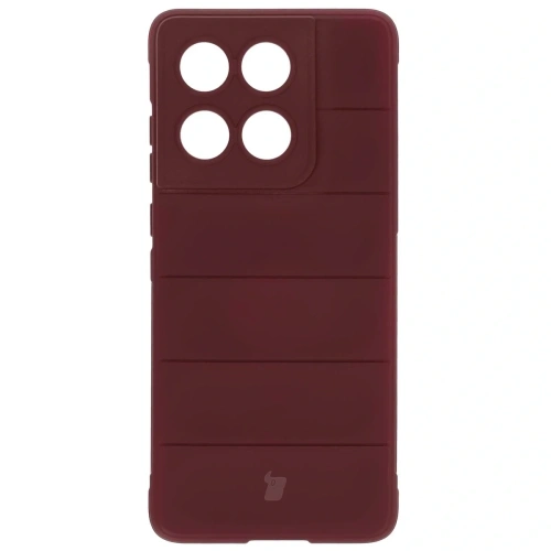 Pancerne etui Bizon Case Tur do Motorola Edge 60 Fusion / Edge 60 burgundowe