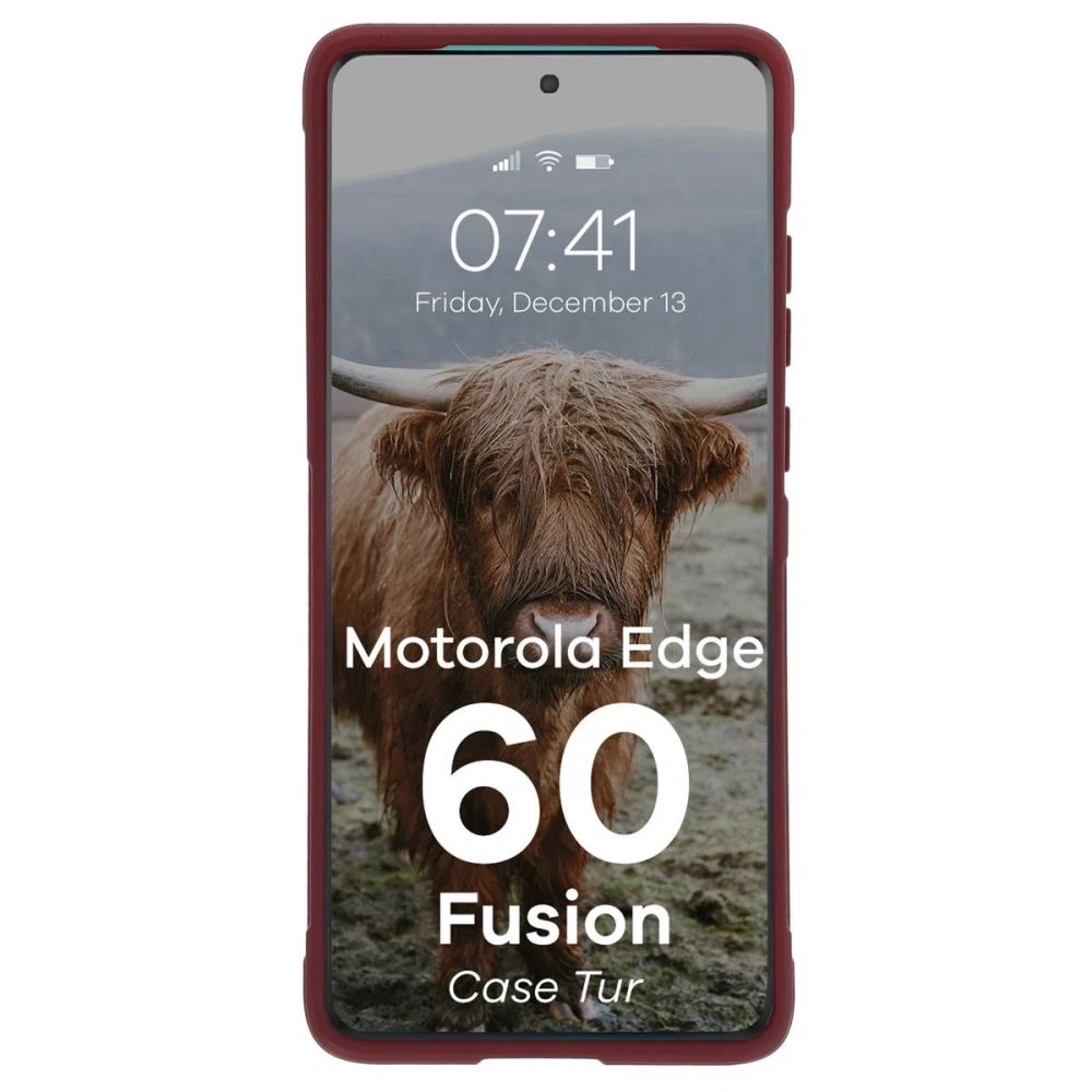 Wholesale Bizon Case Tur Motorola Edge 60 Fusion / Edge 60 burgundy - BIZ9244 - {ean13} - Hurt