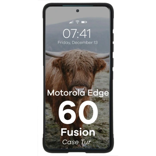 Pancerne etui Bizon Case Tur do Motorola Edge 60 Fusion / Edge 60 czarne
