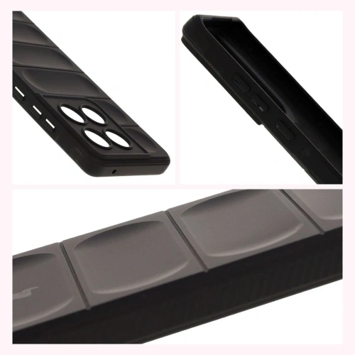 Pancerne etui Bizon Case Tur do Motorola Edge 60 Fusion / Edge 60 czarne