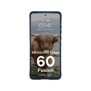 Hurtownia GSM - Bizon tok Tur Motorola Edge 60 Fusion sötétkék - BIZ9246 - {ean13} - Hurt