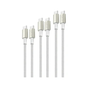 Wholesale 4smarts PremiumCord USB-C / USB-C Cable 60W white/silver [3 PACK] - 4SMR88 - {ean13} - Hurt