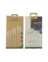 Wholesale 4smarts PremiumCord USB-C / USB-C Cable 60W white/silver [3 PACK] - 4SMR88 - {ean13} - Hurt