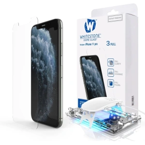 Szkło hartowane z klejem UV Whitestone Dome Glass Apple iPhone 11 Pro Clear