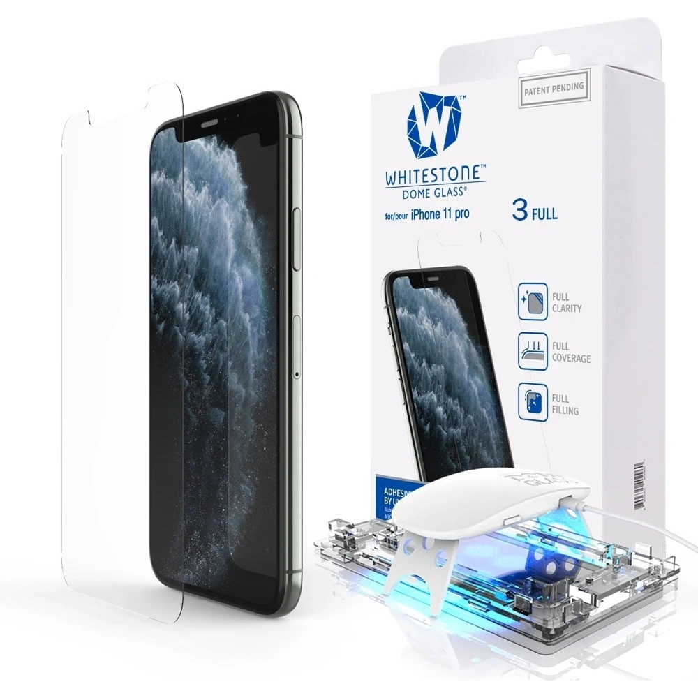 Hurtownia GSM - Tvrzené sklo s UV lepidlem Whitestone Dome Glass Apple iPhone 11 Pro Clear - WSD030 - {ean13} - Hurt
