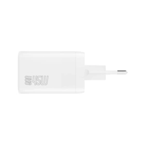 Wholesale 4smarts PDPlug Dual 45W GaN 2xUSB-C White Wall Charger - 4SMR90 - {ean13} - Hurt