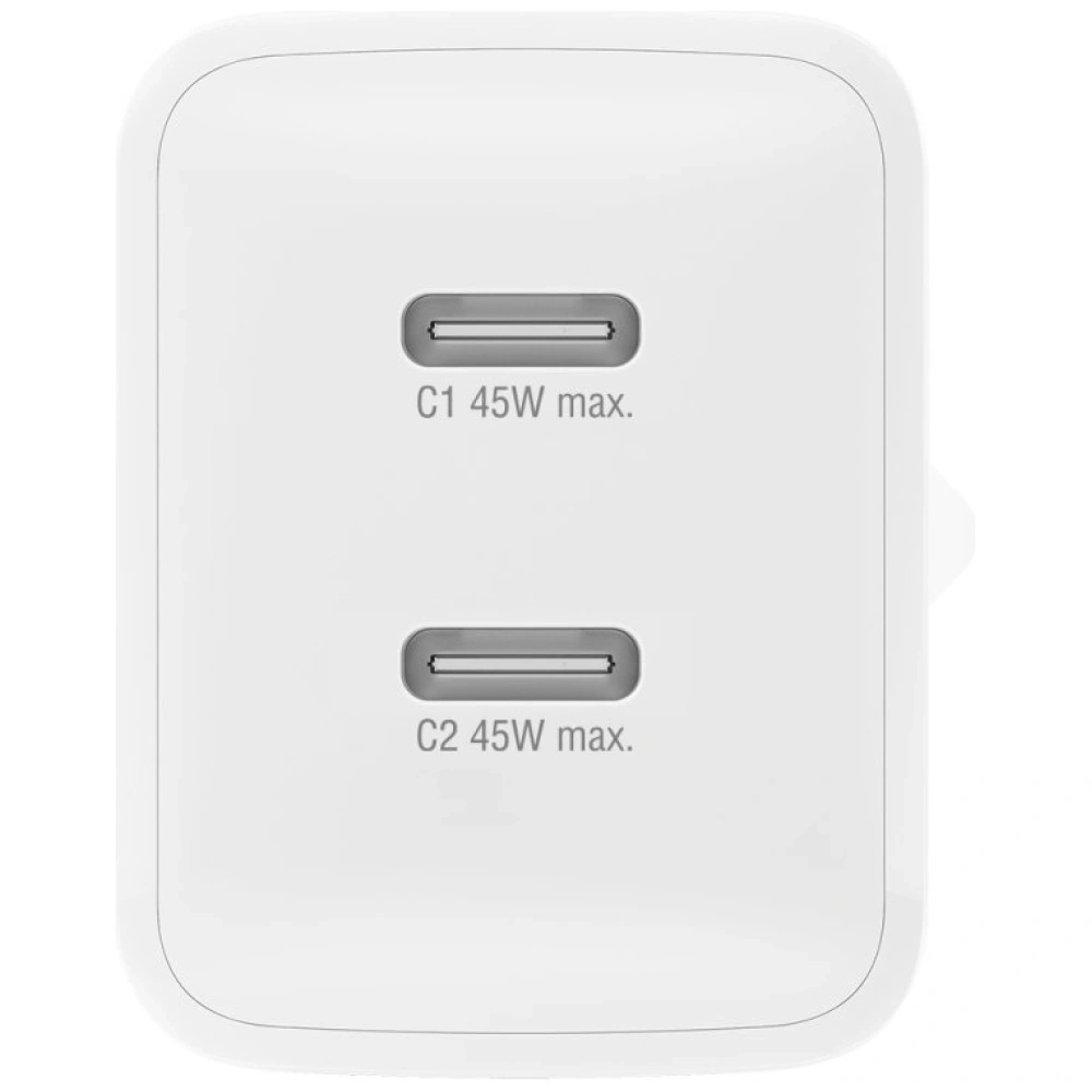 Wholesale 4smarts PDPlug Dual 45W GaN 2xUSB-C White Wall Charger - 4SMR90 - {ean13} - Hurt