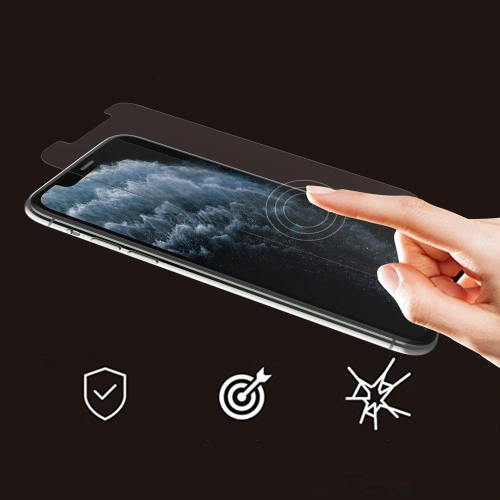 Szkło hartowane z klejem UV Whitestone Dome Glass Apple iPhone 11 Pro Clear