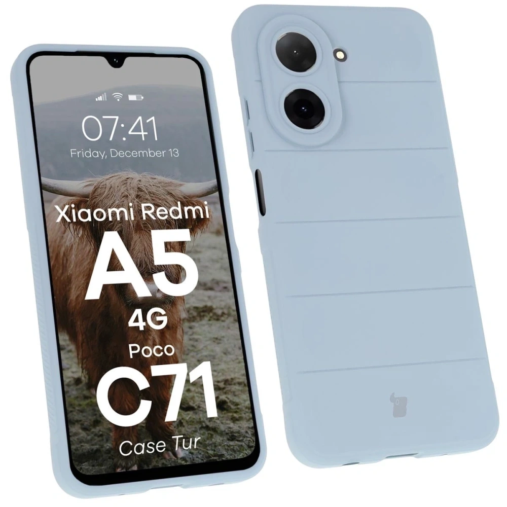 Hurtownia GSM - Pancerne etui Bizon Case Tur do Xiaomi Redmi A5 4G / POCO C71 4G jasnoniebieskie - BIZ9250 - {ean13} - Hurt