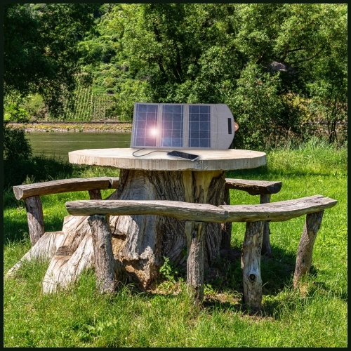 Panel słoneczny 4smarts VoltSolar 20W 2xUSB-A szary