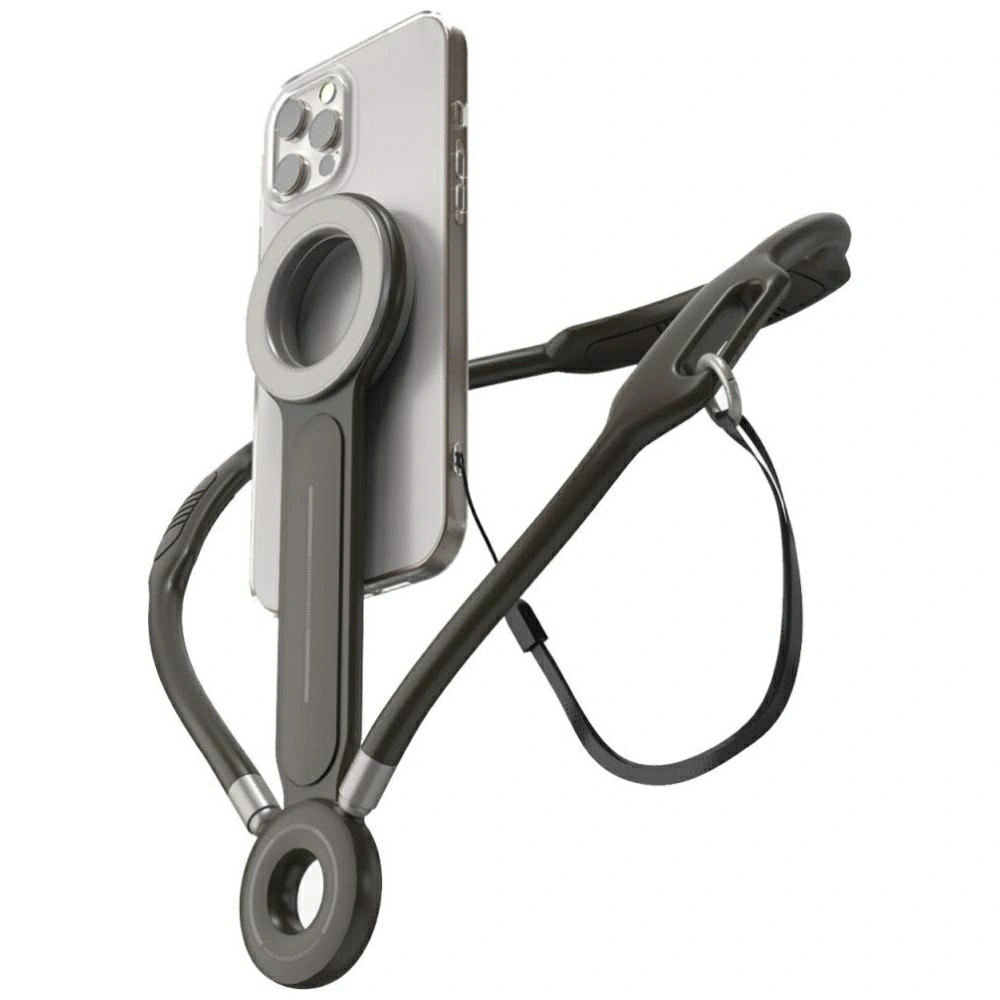 Hurtownia GSM - Suport magnetic pentru gât 4smarts POV pentru smartphone-uri, antracit - 4SMR92 - {ean13} - Hurt