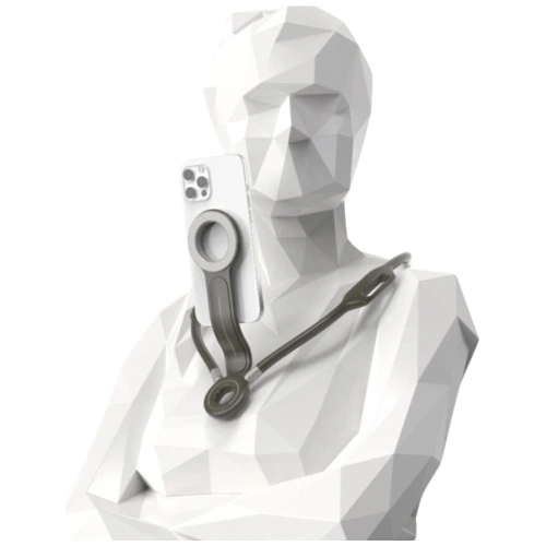 Uchwyt magnetyczny na szyję 4smarts POV do smartfonów antracyt