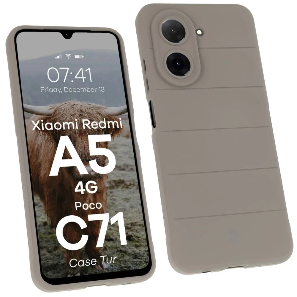 Wholesale Bizon Case Tur Xiaomi Redmi A5 4G / POCO C71 4G light gray - BIZ9251 - {ean13} - Hurt