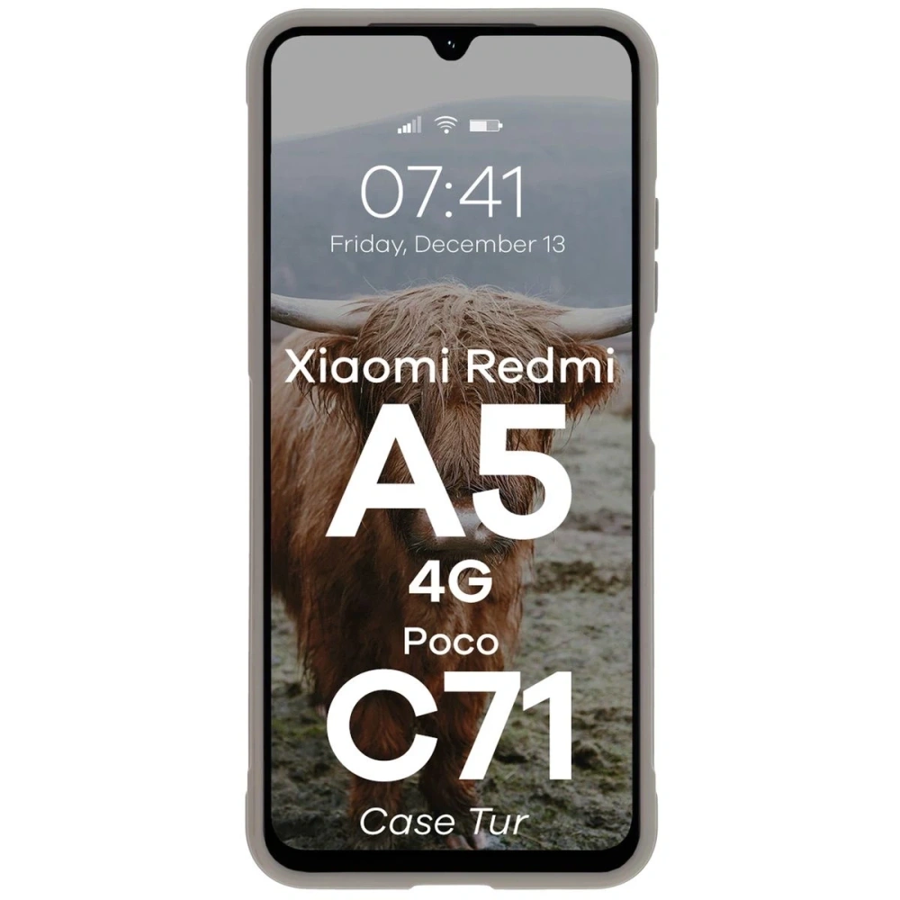 Wholesale Bizon Case Tur Xiaomi Redmi A5 4G / POCO C71 4G light gray - BIZ9251 - {ean13} - Hurt