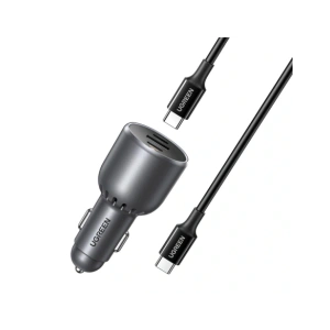 Hurtownia GSM - Încărcător auto UGREEN EC705 USB-A, 2xUSB-C 130W + cablu de 1m 5A - UGR5631 - {ean13} - Hurt
