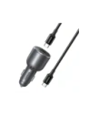 Ładowarka samochodowa UGREEN EC705 USB-A, 2xUSB-C 130W + kabel 1m 5A